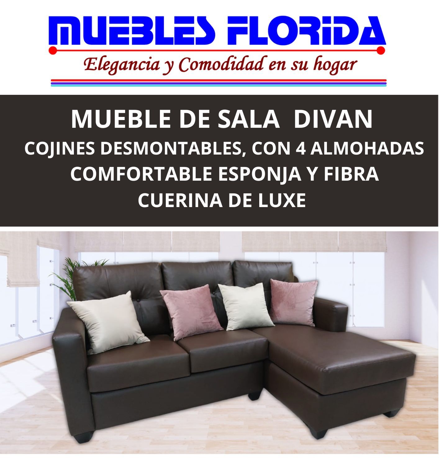 MUEBLE DE SALA DIVAN